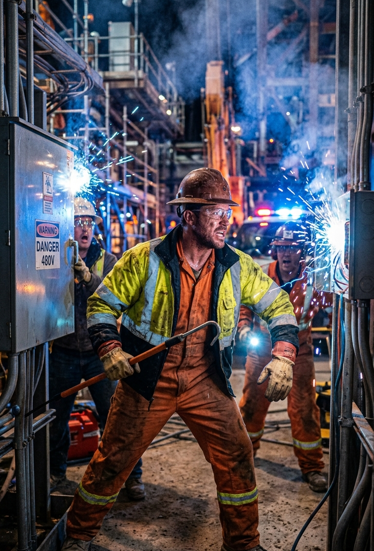 Electrical Emergency Response Scene (electrical emergency response)