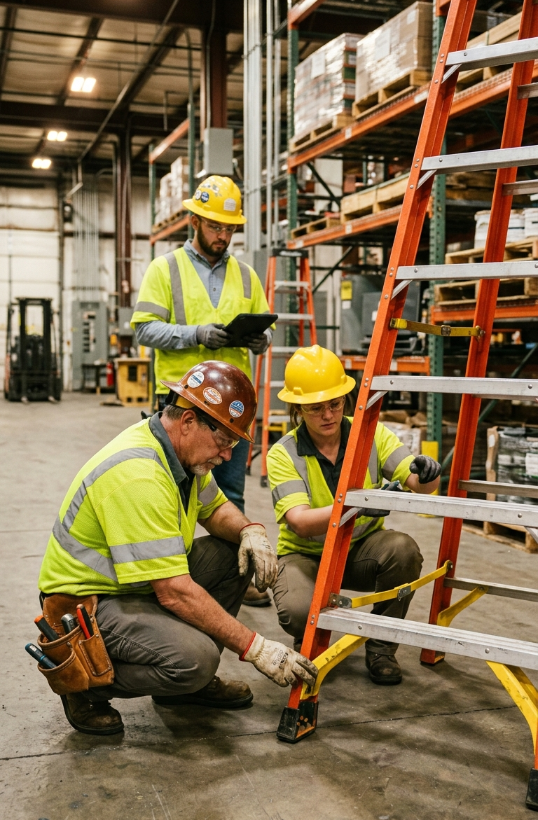 Fiberglass Ladder Safety Check