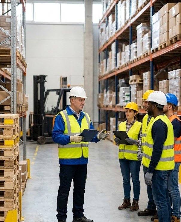 Warehouse Material Handling Safety Meeting